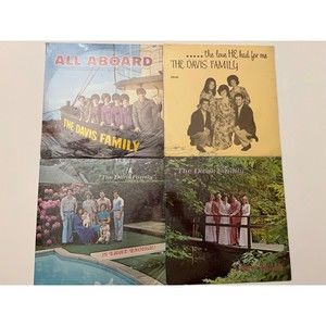 The Davis Family LP All Aboard The Love He Had For Me Is Eight Enough New Faith